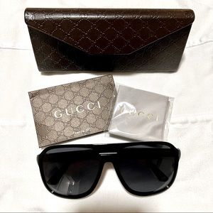 Gucci 1076 Black Sunglasses